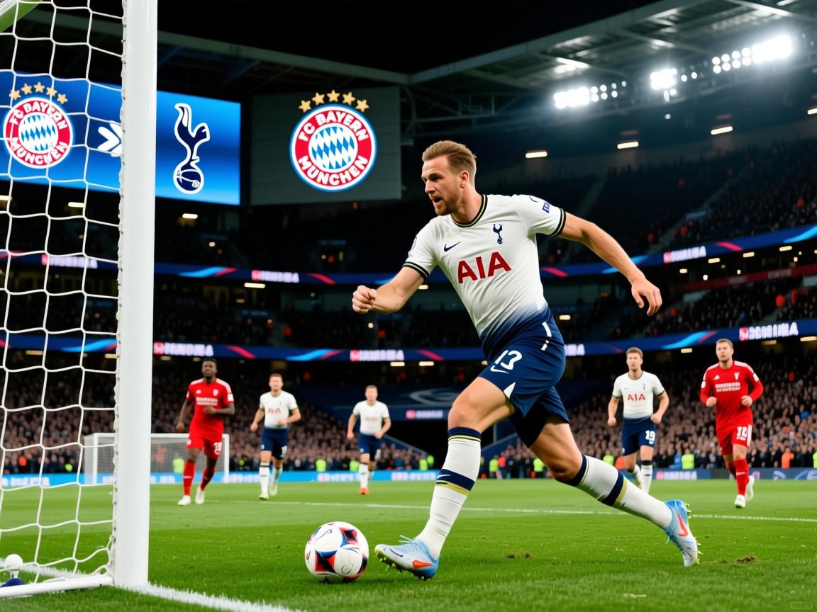 包含热刺0比4惨败拜仁，凯恩面对旧主破门又失点的词条  第1张